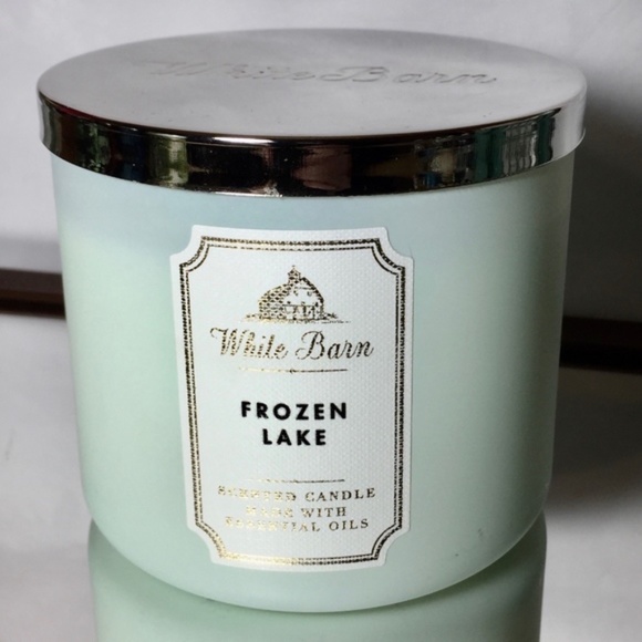 Bath Body Works Accents Frozen Lake 3 Wick Scented Candle Poshmark